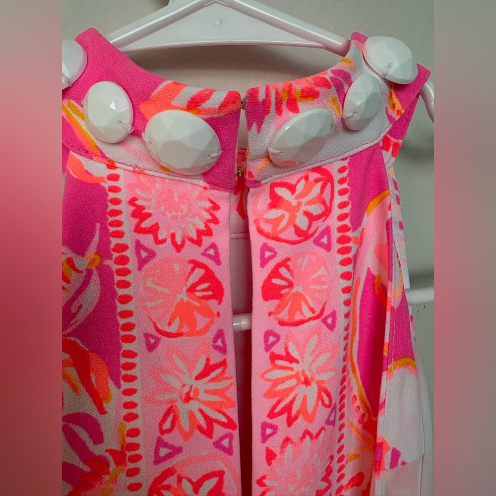 NWT Lilly Pulitzer Women’s Pink Beachy Alli Dress Size XS sku#117 - Picture 9 of 12